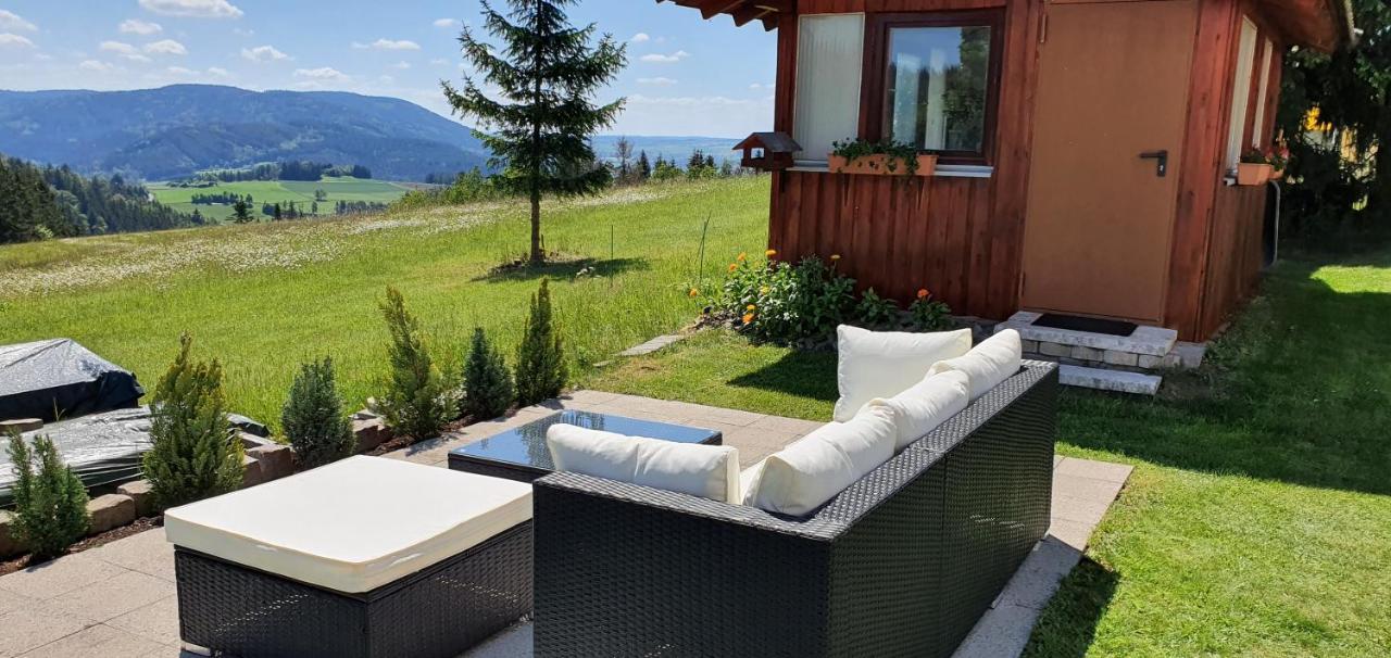 Moderne Ferienwohnung Mit Eigenem Garten Und Traumhaften Blick Wilhelmsthal Exterior foto